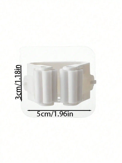 3PCS Mop Clamp with Suction Hook