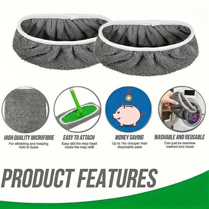 3 Piece Grey Mop Cloth