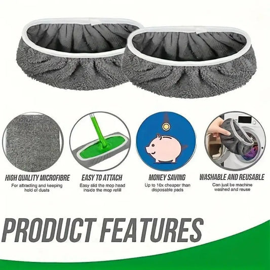 3 Piece Grey Mop Cloth