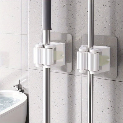 3PCS Mop Clamp with Suction Hook