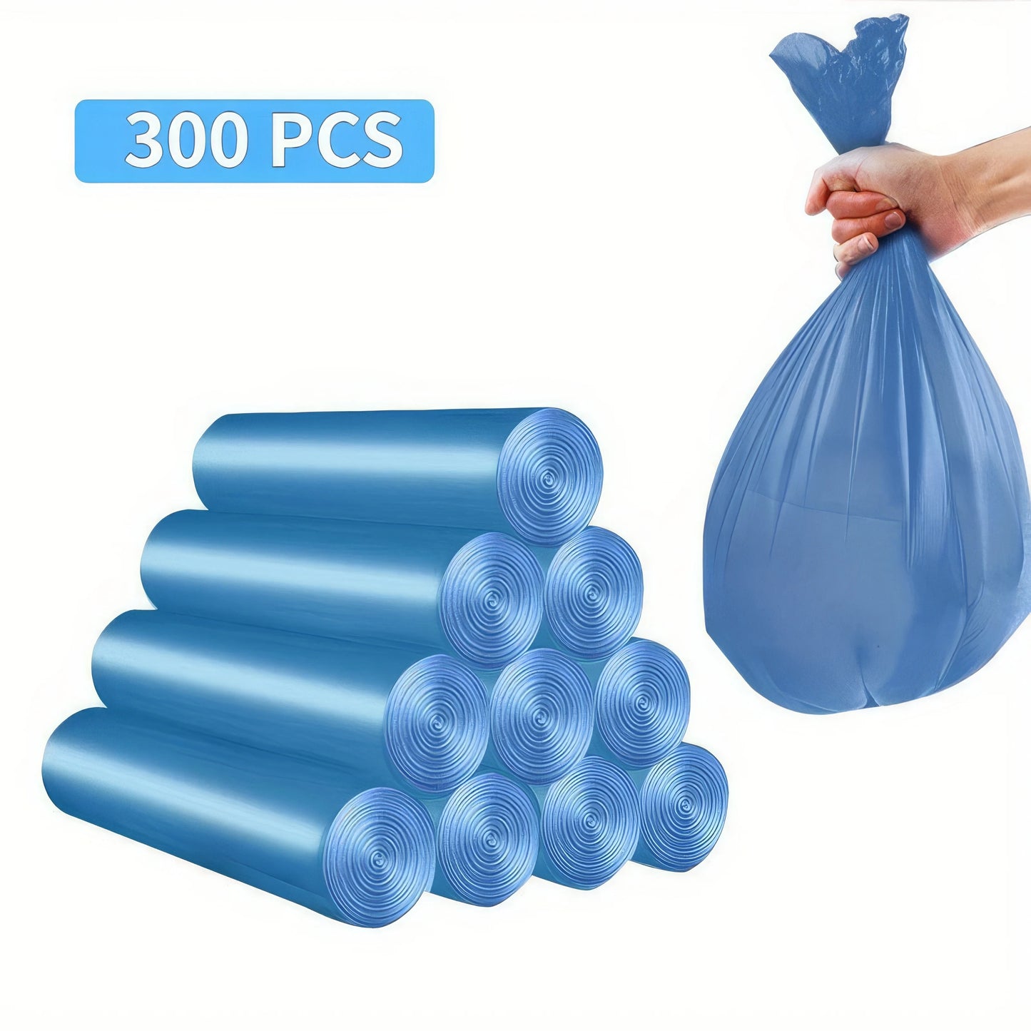 300 Blue Garbage Bags