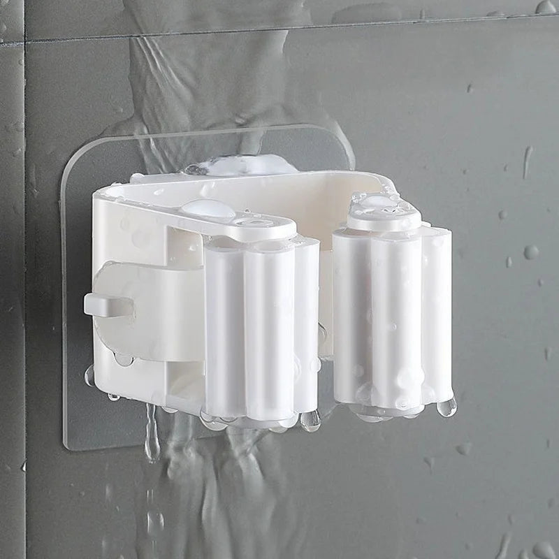 3PCS Mop Clamp with Suction Hook