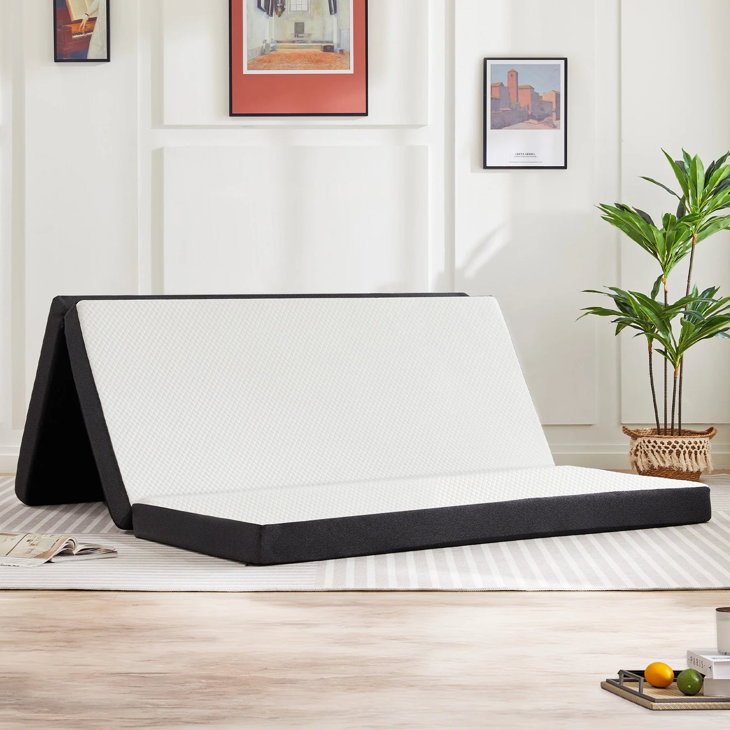 Tri-Fold Memory Foam Mattress, Collapsible