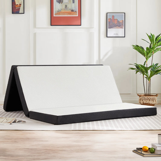 Tri-Fold Memory Foam Mattress, Collapsible