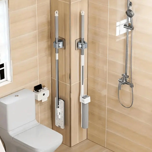 3PCS Mop Clamp with Suction Hook