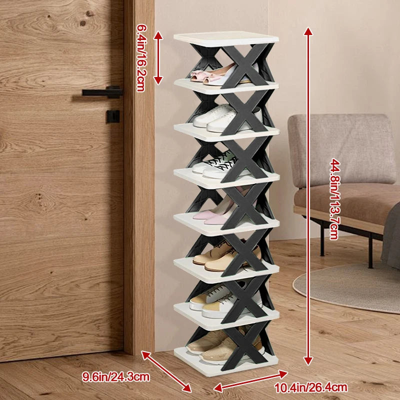9 Tier Narrow Shoe Rack