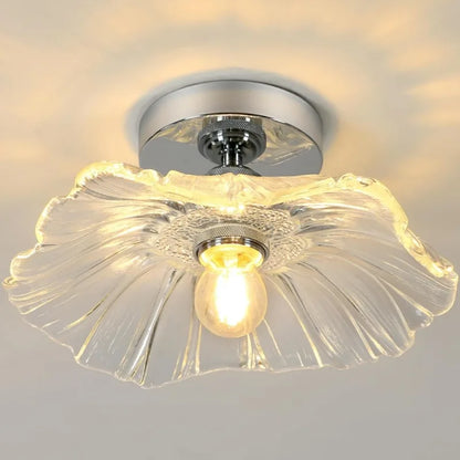 Semi-flush mount ceiling light