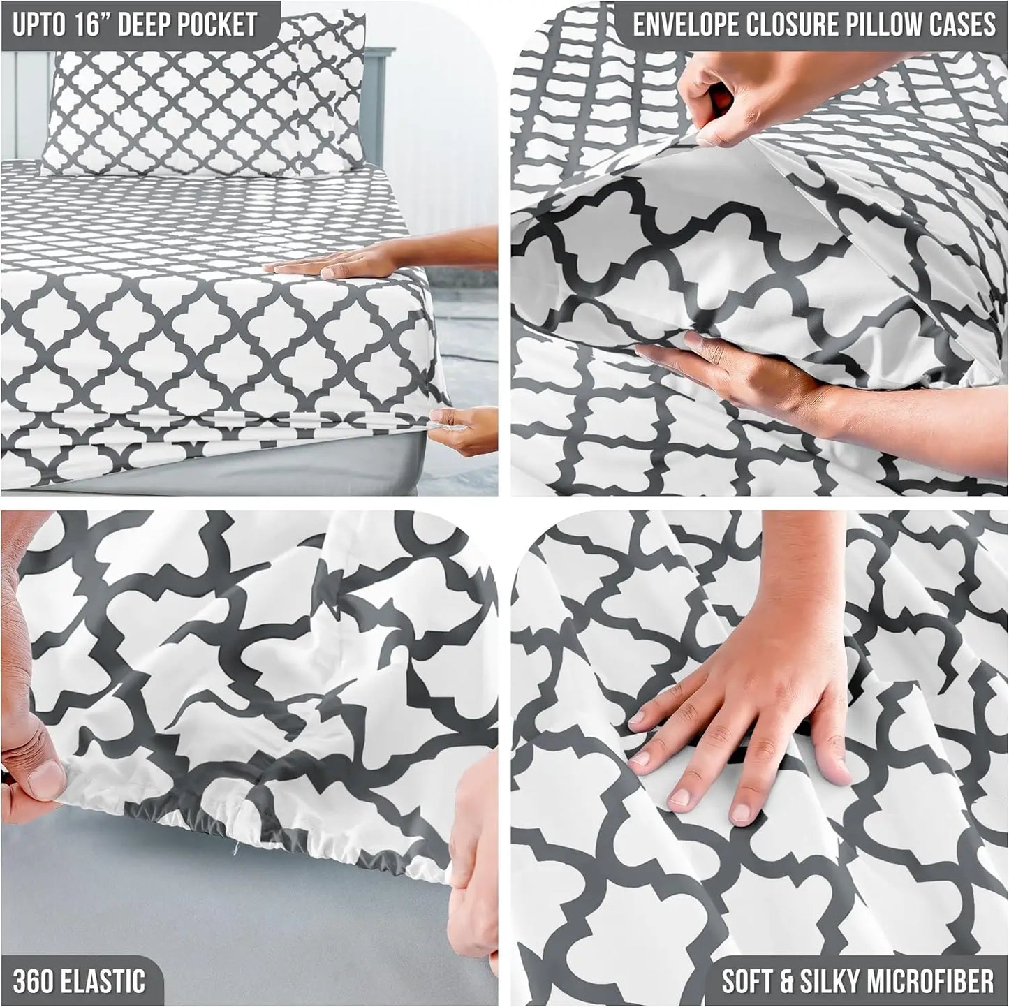 Luxurious Printed Bed Sheets