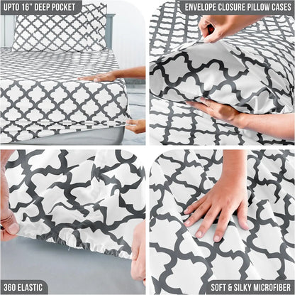 Luxurious Printed Bed Sheets