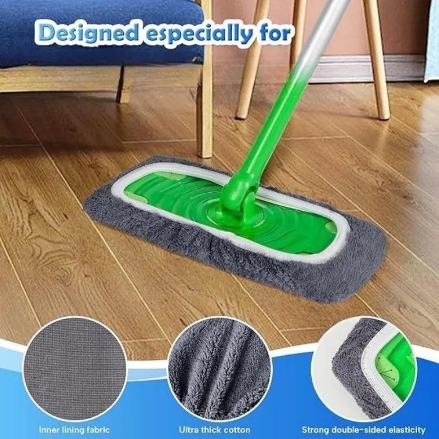 3 Piece Grey Mop Cloth