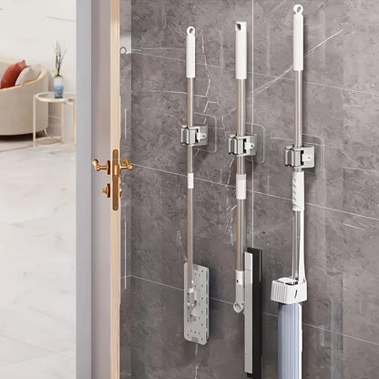 3PCS Mop Clamp with Suction Hook