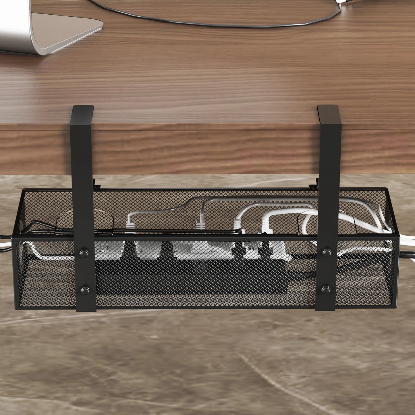 Under Desk Box Tray Organizer







white
, 1 Pack - Wire Management & Cord Organizer, Clamp Mount