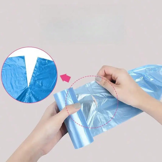 300-Pack Household Blue Trash Bags