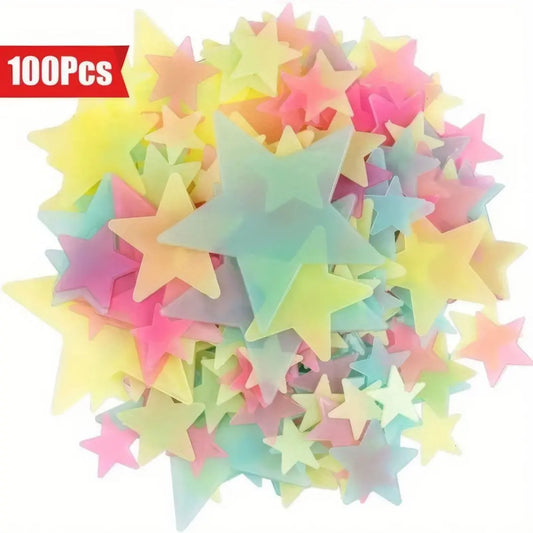 100 Pcs Glow in The Dark Stars