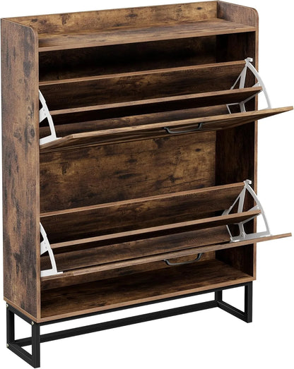 Shoe Cabinet with 2 Flip Drawers