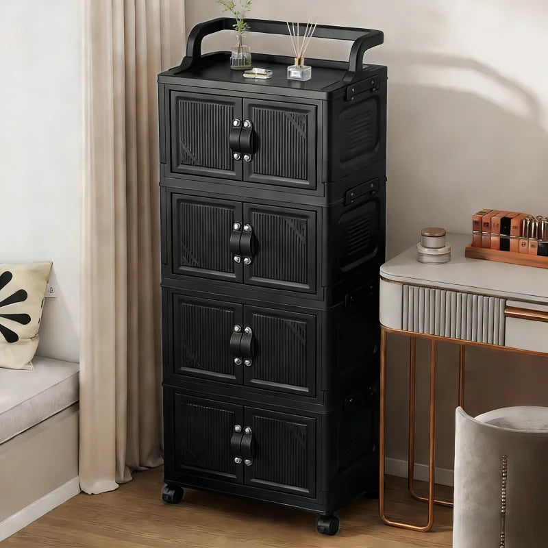 3/4/5 Tier Foldable Storage Cabinet