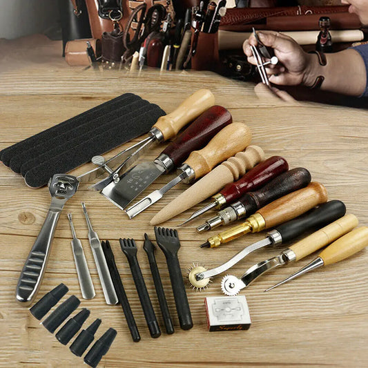 18 Pcs Professional Leather Tool Kit