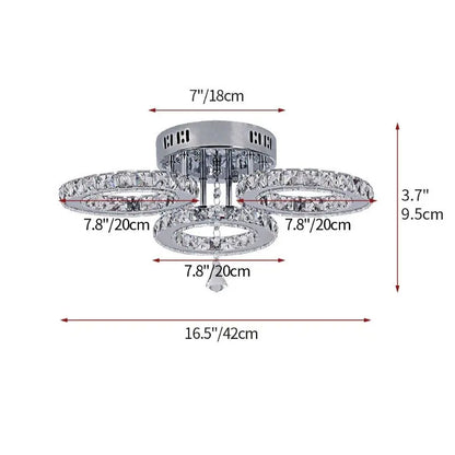 K9 Led Crystal Ceiling Lamp
