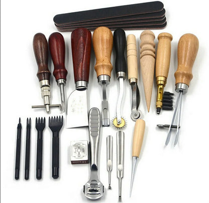 18 Pcs Professional Leather Tool Kit