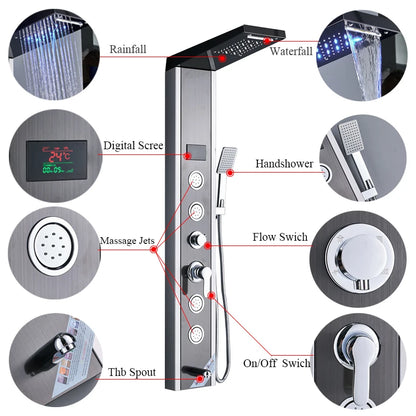 Luxury LED Shower Panel