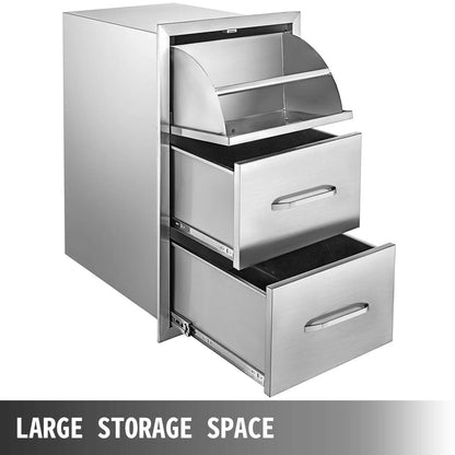 Stainless Steel Outdoor Kitchen Drawers