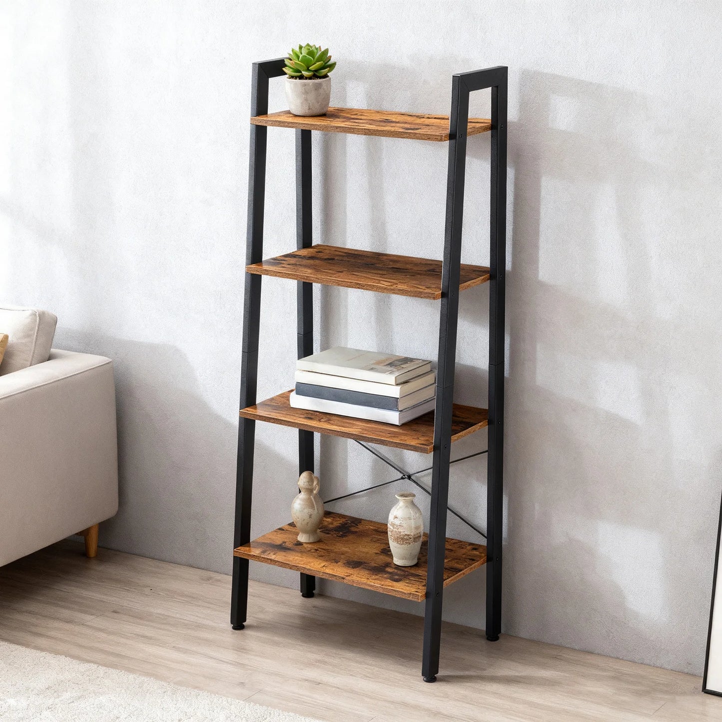 4-Tier Display Bookshelf