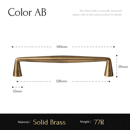 Solid Antique Brass Handle