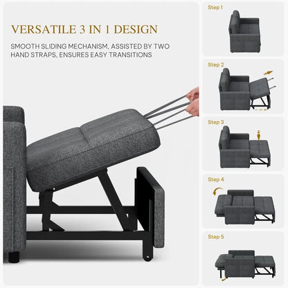 3-in-1 Sleeper Sofa
