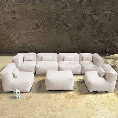 Patio Furniture Set Bean Bag 9 Pieces