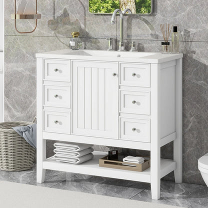 36" Bathroom Vanity with Sink Combo