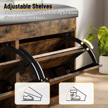 Shoe Storage Bench with Lift Top