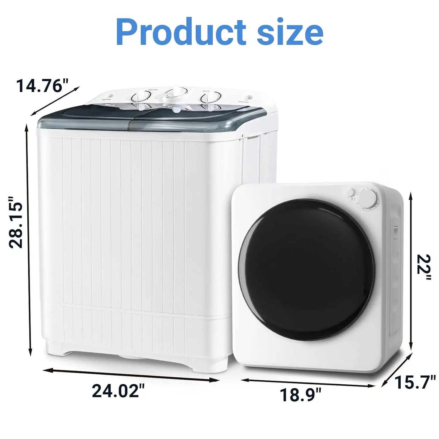 Portable Washer and Dryer Combo Set