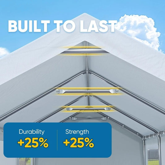 10x20 ft Heavy Duty Carport