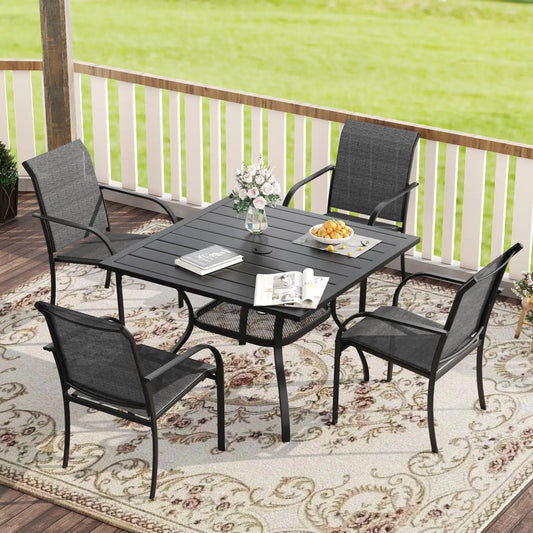 5 Pieces Patio Dining Set