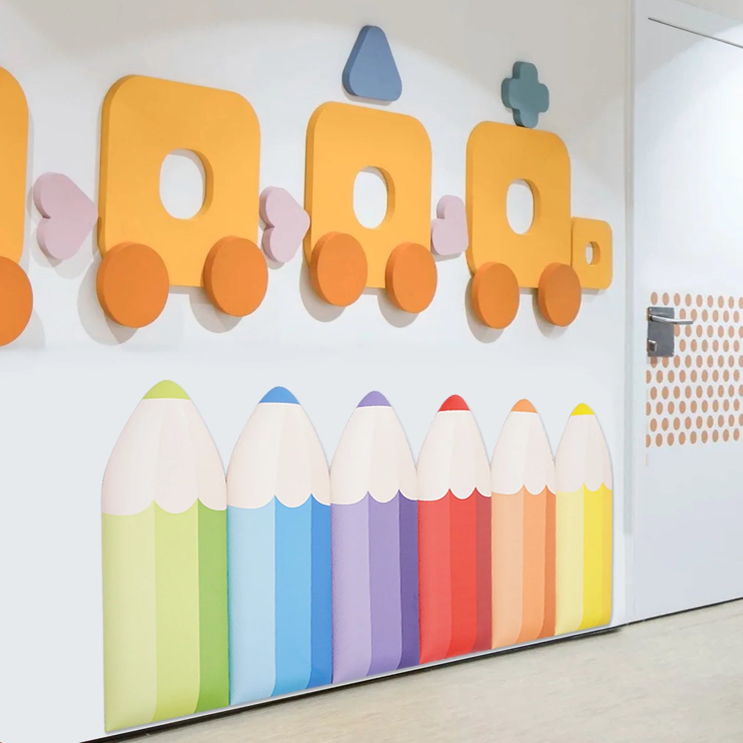3D Pencil Wall Padding 6pcs