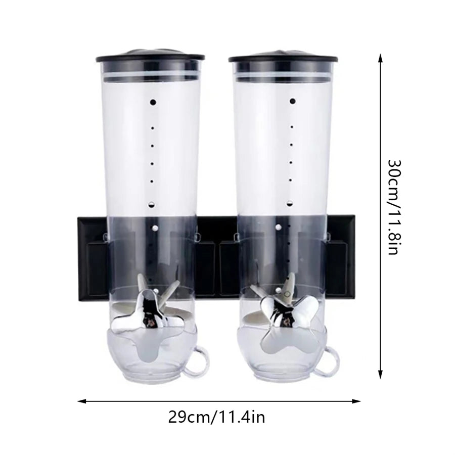 Wall-mounted 2 Barrel Dispenser