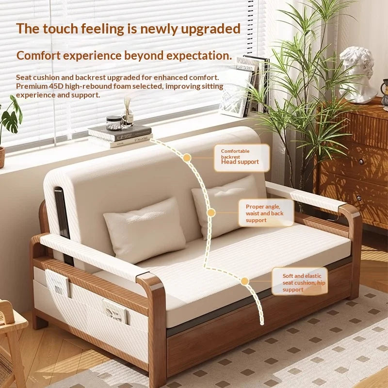 Light Luxury Foldable Sofa Bed