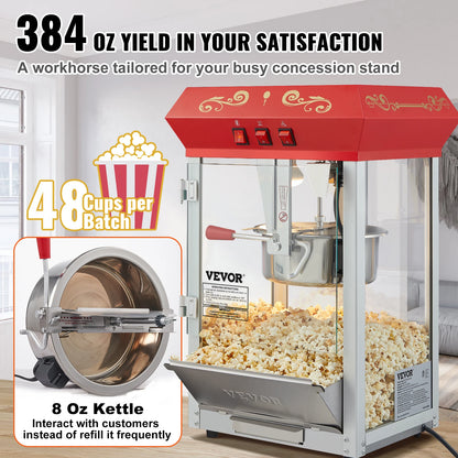 8/12Oz Electric Popcorn Maker