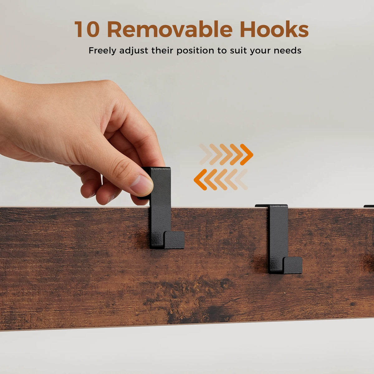 4-in-1 Coat Rack with Shoe Bench
