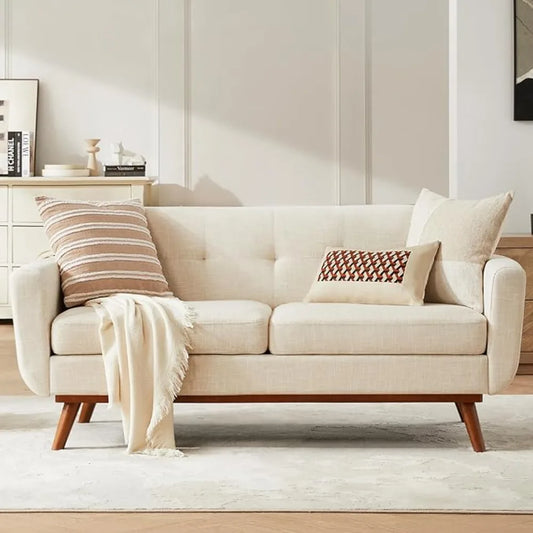 Modern Loveseat Sofa 65" Width
