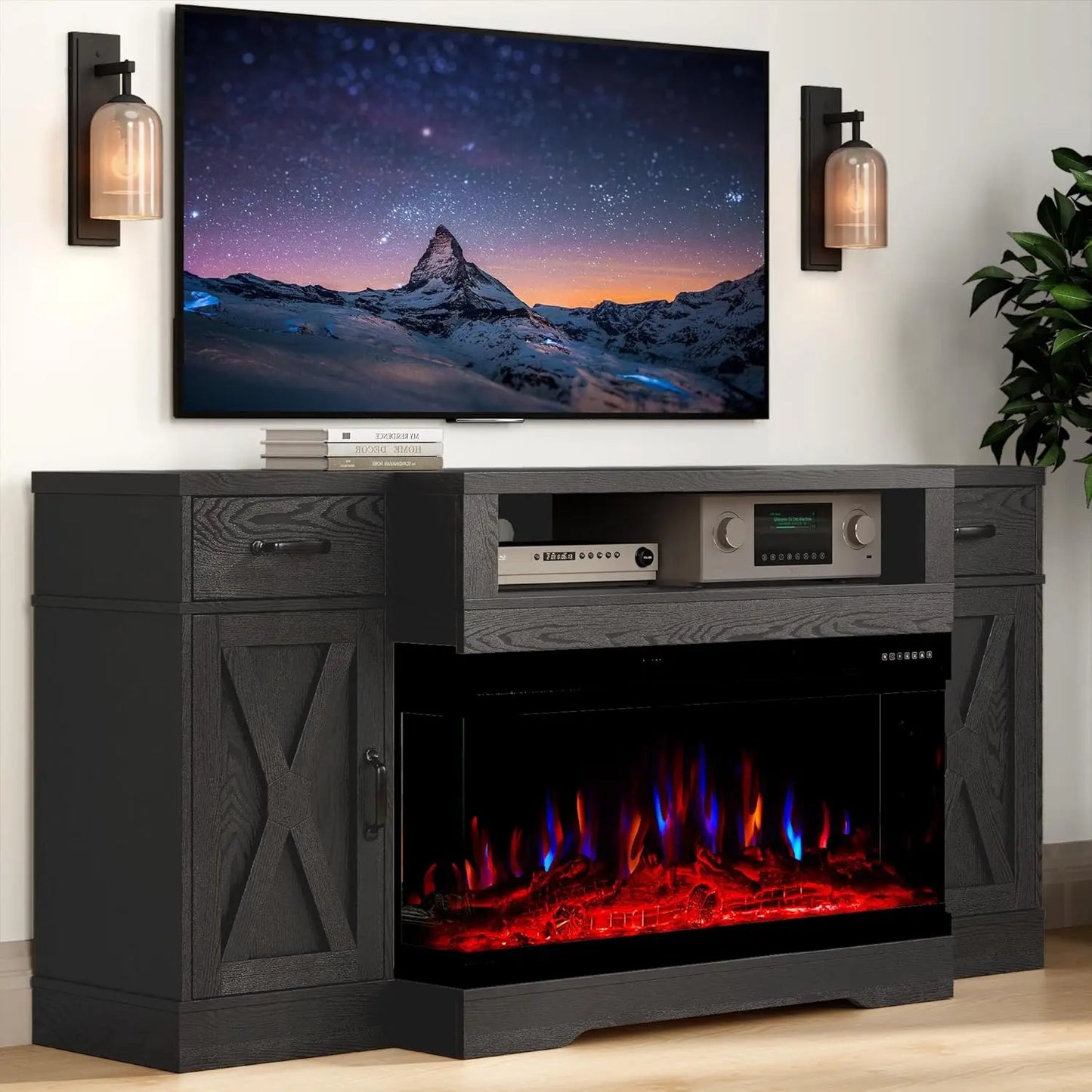 Fireplace TV Stand