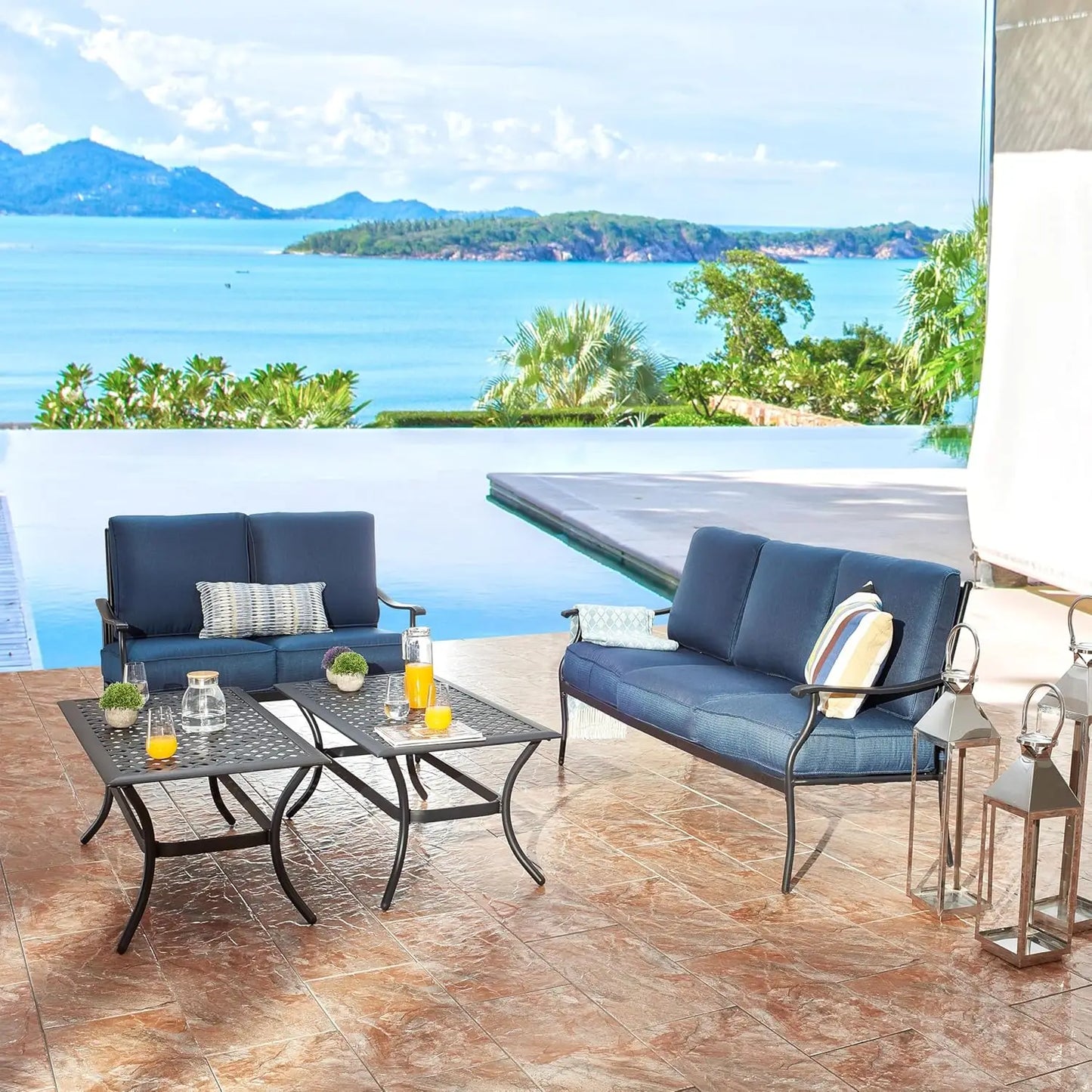 5 Seat Patio Conversation Set