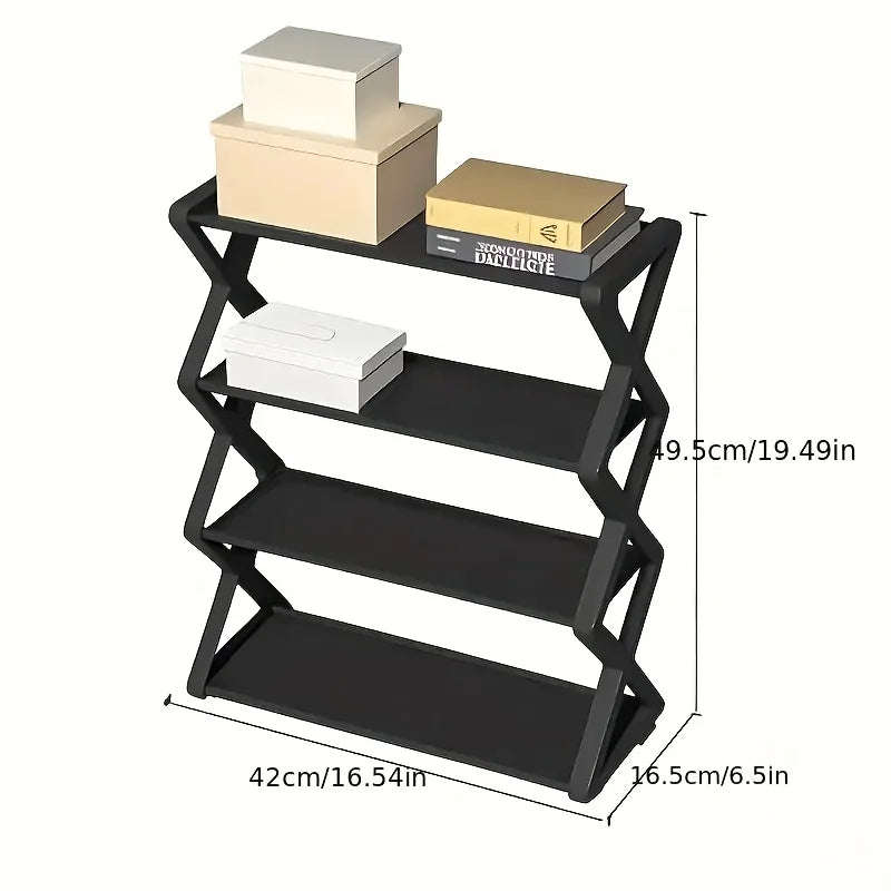 4Layer X-Type  Shoe Rack