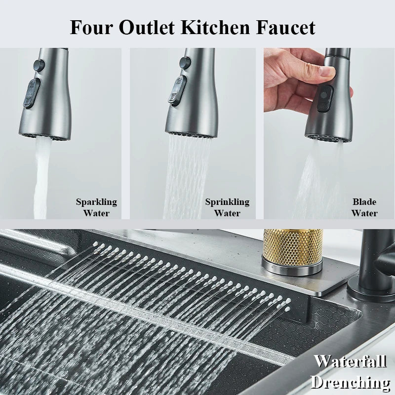 Multifunction 304 Stainless Steel Sink