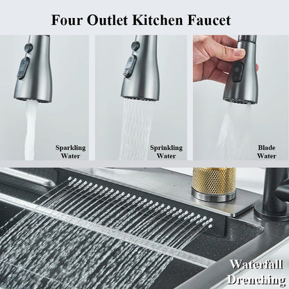 Multifunction 304 Stainless Steel Sink