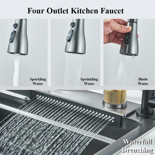 Multifunction 304 Stainless Steel Sink