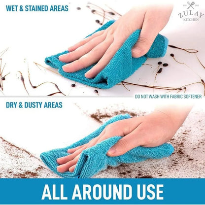 10-Pack Microfiber Cleaning Cloths