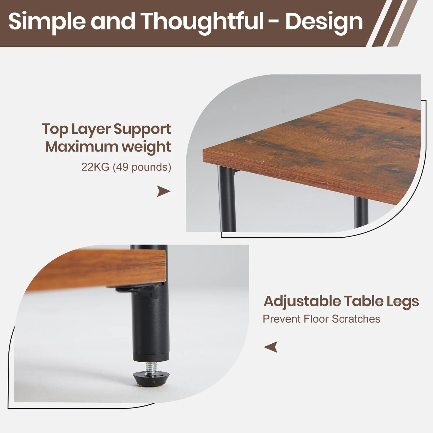 2/3-Tier End Table Side Tables