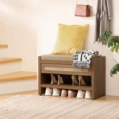 Entryway Bench with Storage Drawer