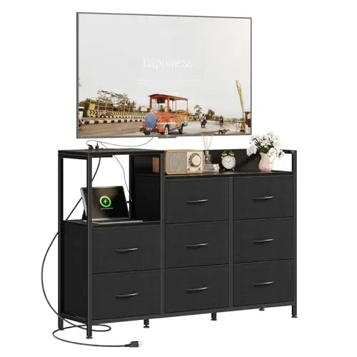 Cabinet With 8 Fabric Drawers